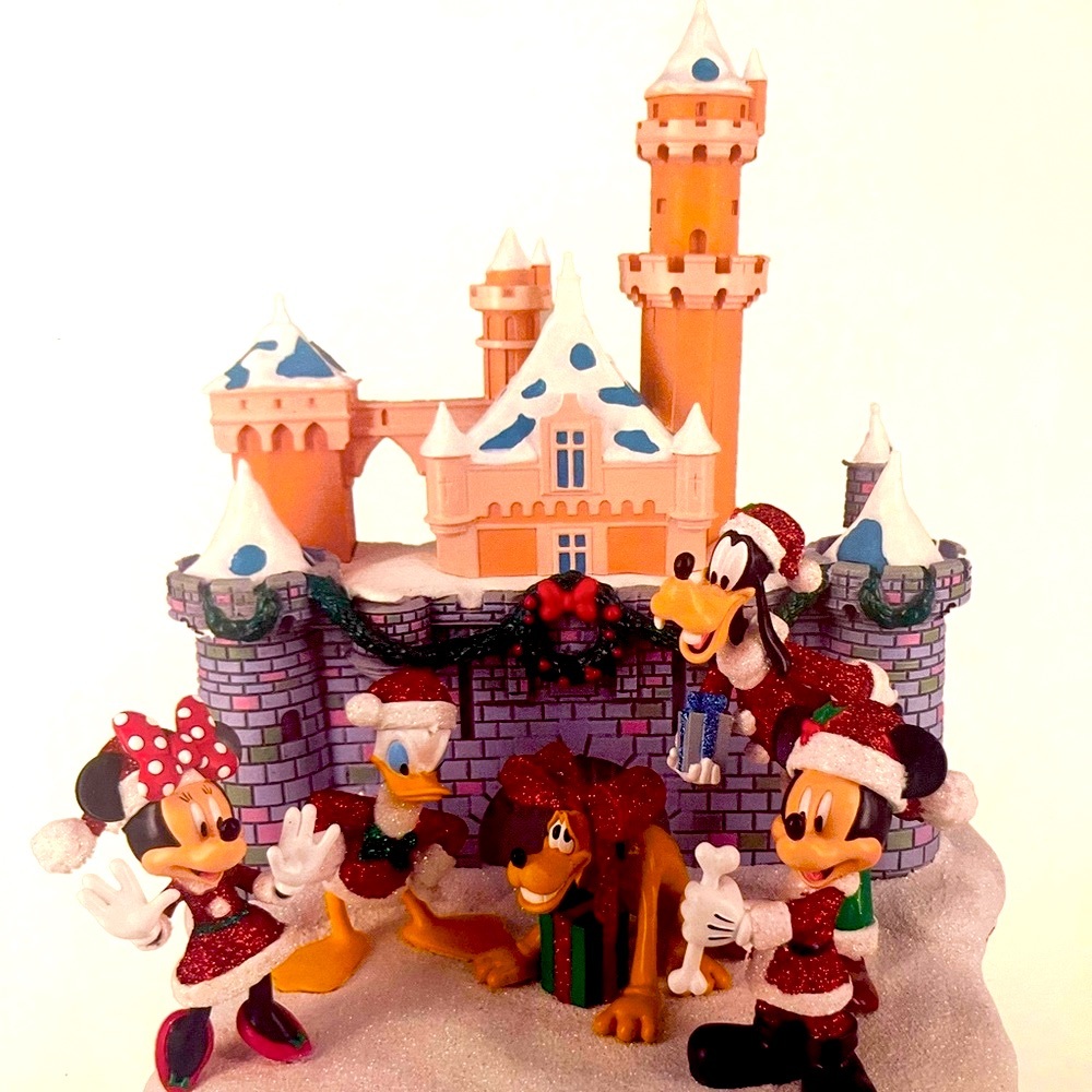 Disney Christmas Castle Figurine